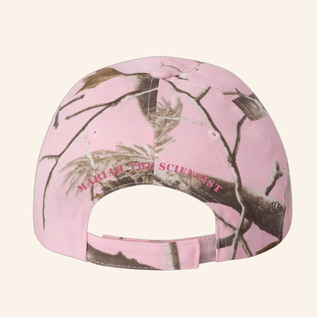 Mariah The Scientist Merch Embroidered Heart Grenade Pink Camo Hat Gifts For Wife - Lilybirchmarket