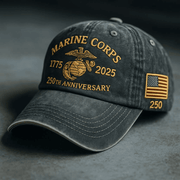 Marine Corps 1775 2025 250th Anniversary Hat Embroidered USMC Hat Gifts For Patriots - Lilybirchmarket