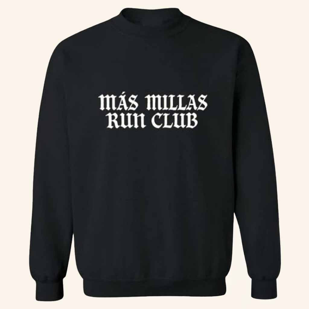 Mas Millas Run Club Merch Mas Millas Run Club Hoodie Christmas Gift Ideas For Men - Lilybirchmarket