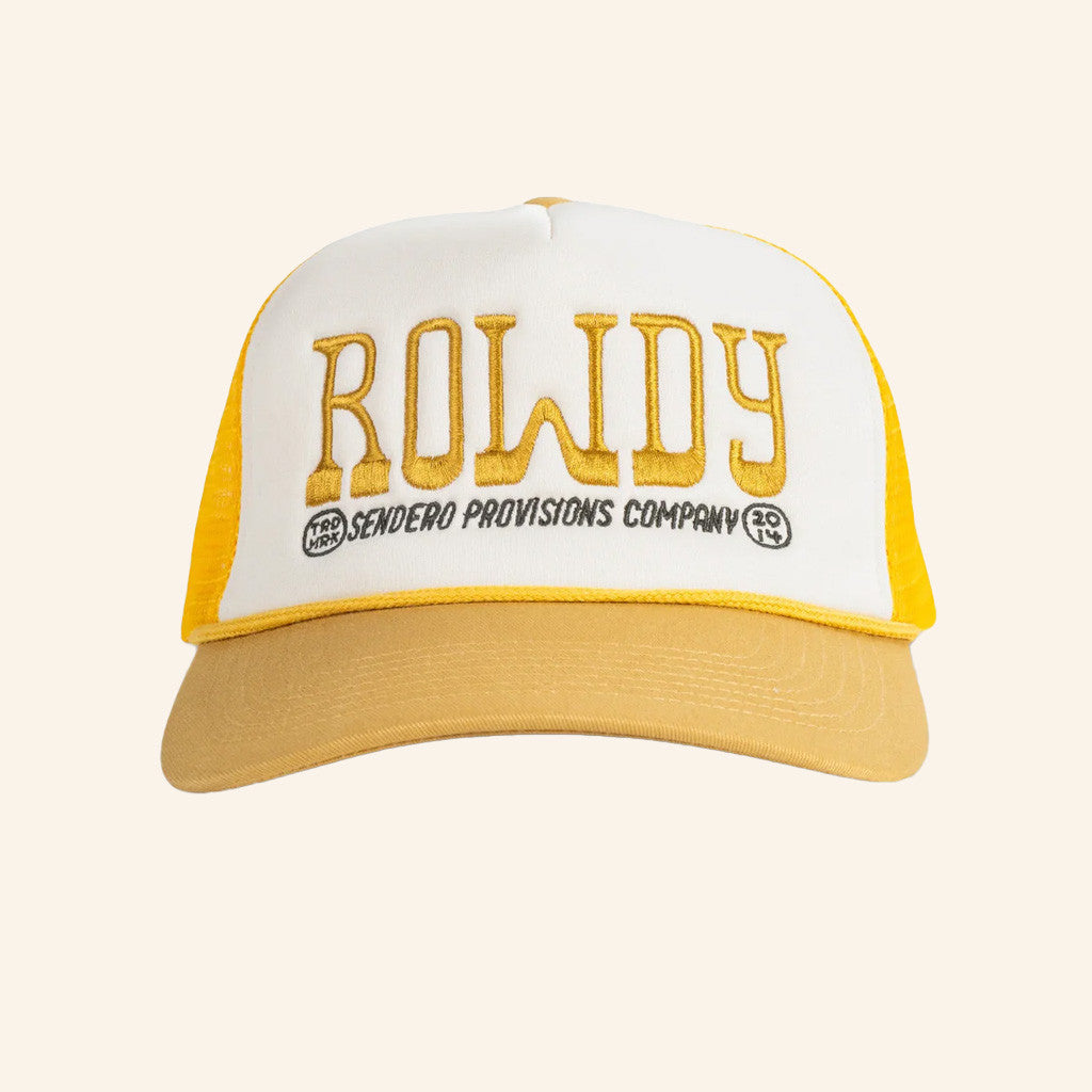 Maverick Western Wear Merch Sendero Provisions Company Sendero Rowdy Trucker Hat Embroidered - Lilybirchmarket