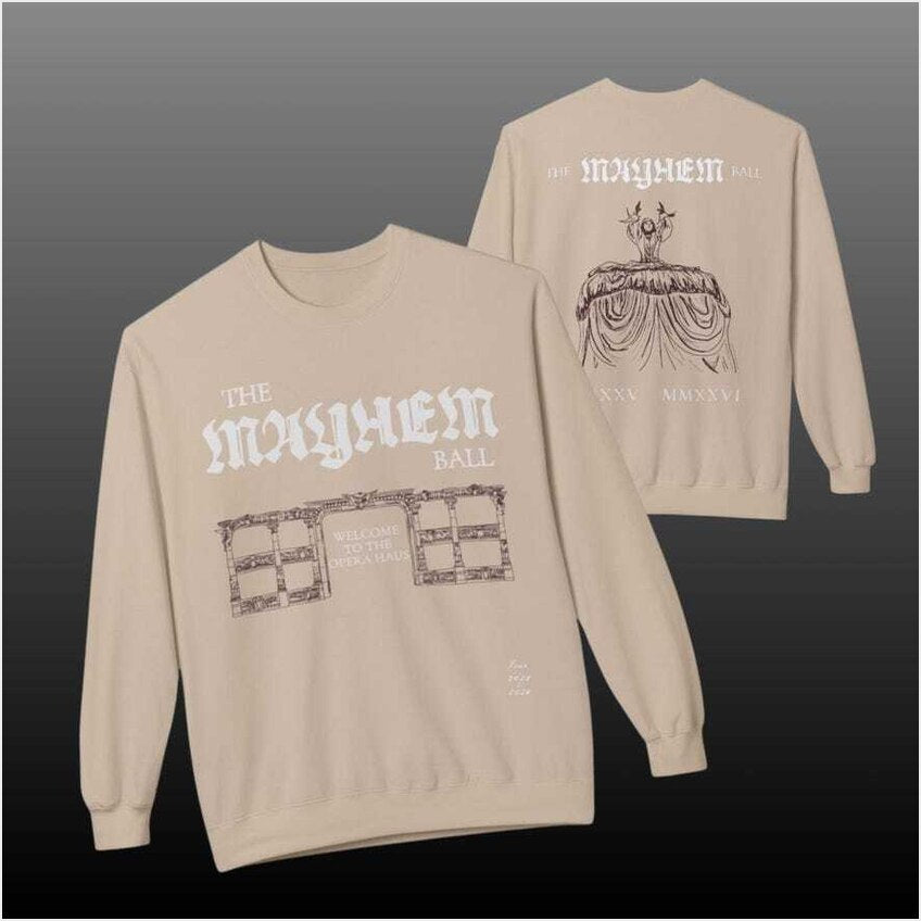 Mayhem Ball Opera Haus Crewneck Sweatshirt Gifts For Brother Trendy Merch - Lilybirchmarket
