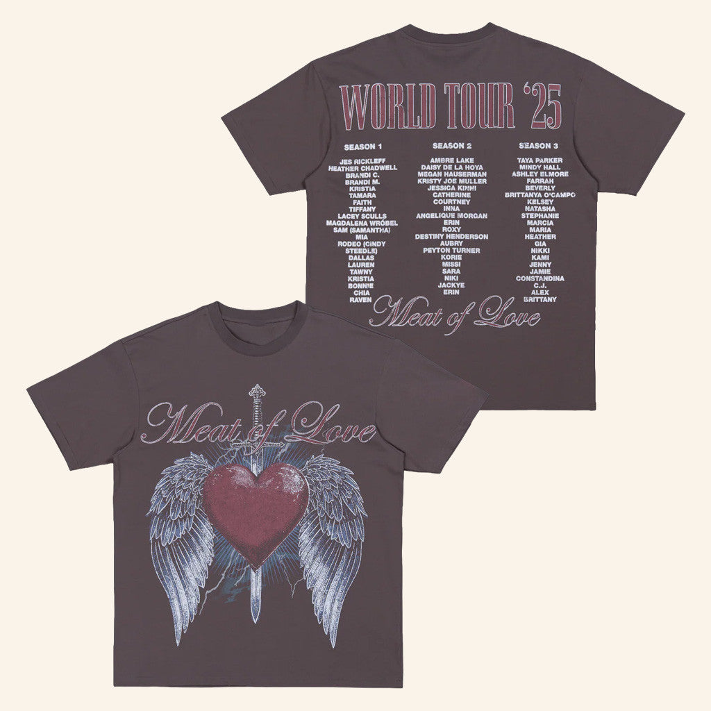 MeatCanyon Merch Meat of Love Vintage Tour T-Shirt Christmas Presents For Son - Lily Birch Market