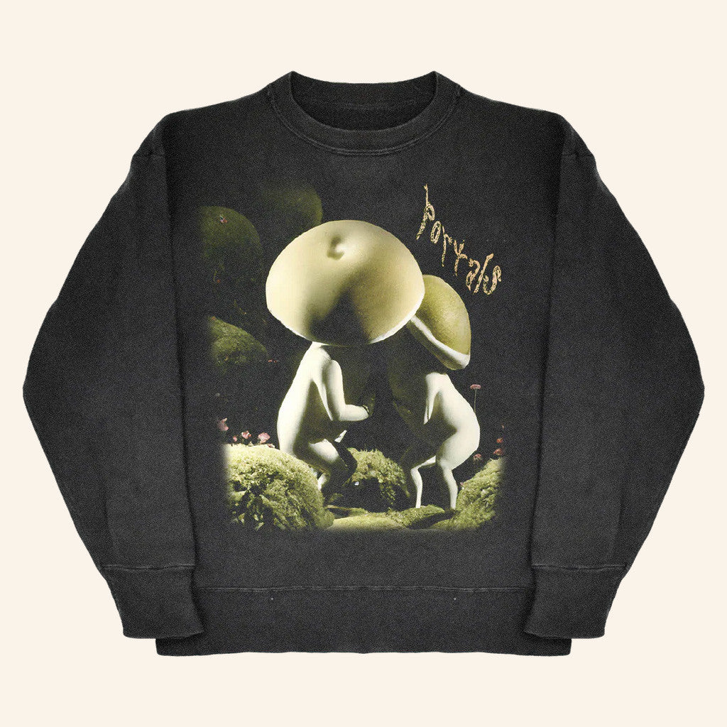 Melanie Martinez Merch Mushroom Kissing Crewneck Sweatshirt Gifts For Friends - Lilybirchmarket
