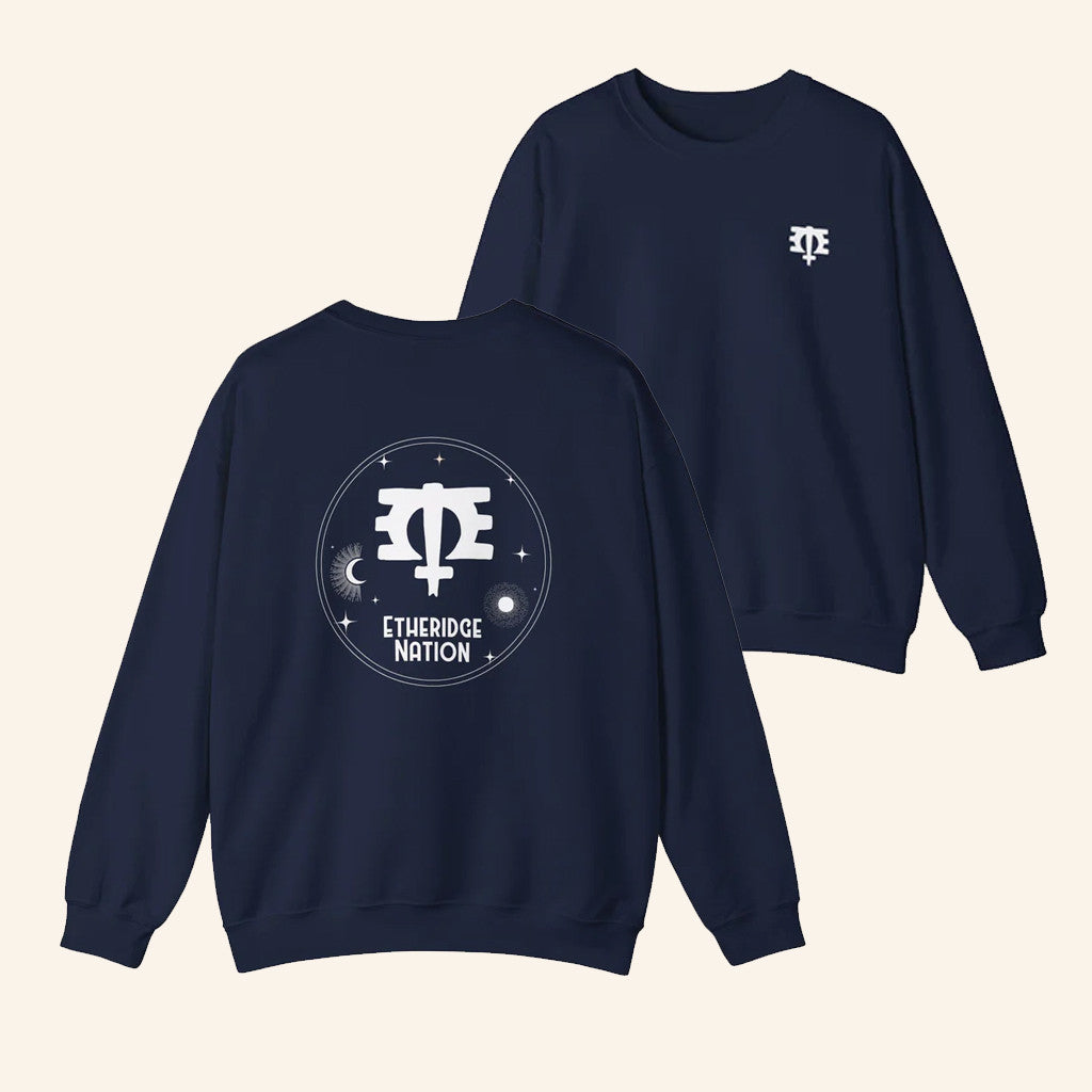 Melissa Etheridge Merch Etheridge Nation Crewneck Sweatshirt Cool Gifts For Music Lovers - Lilybirchmarket