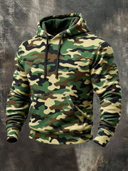 Men's Camouflage Hoodie Army Camo Hooded Sweatshirt Father's Day Gifts For Husband - Lilybirchmarket