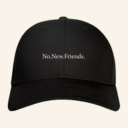 Merch Connection Hat Saosin No New Friends Embroidered Hat Gift Ideas For Dad - Lilybirchmarket