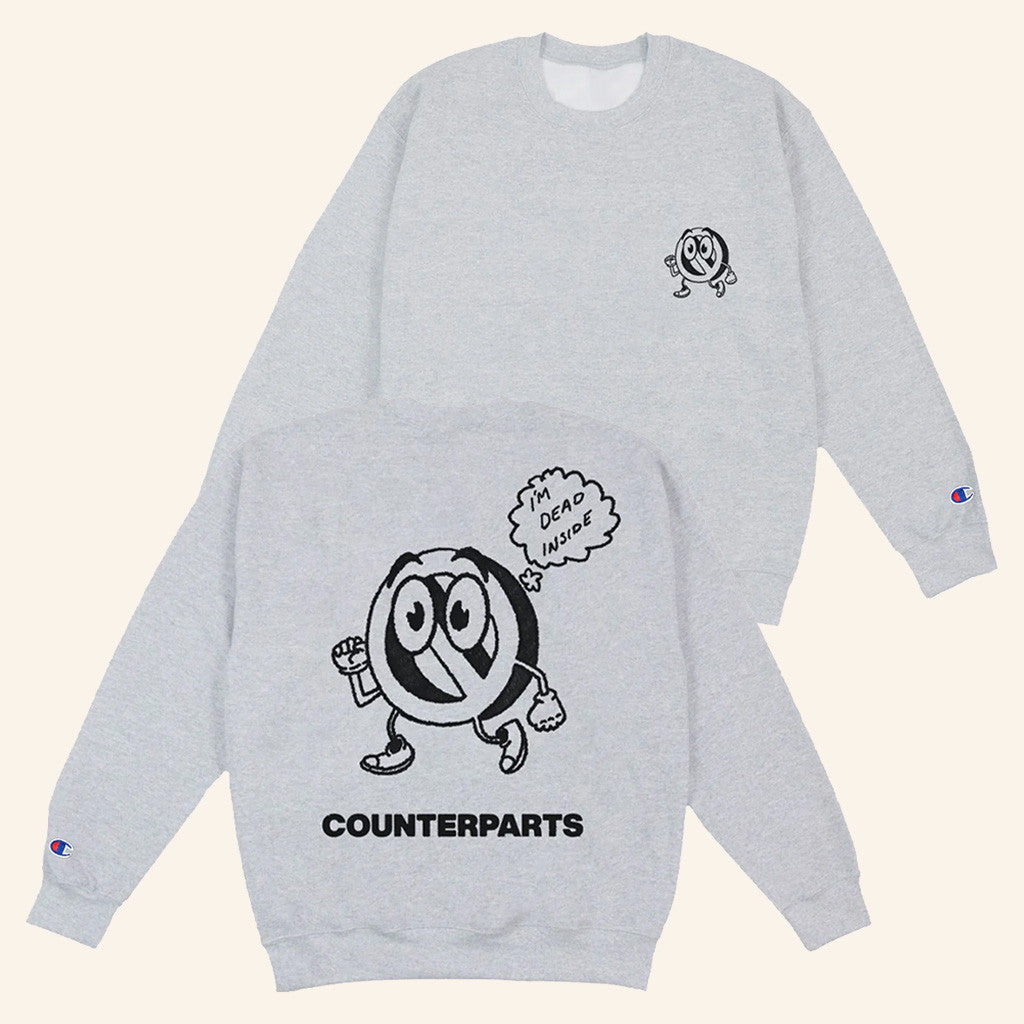 Merch Connection Sweatshirt Counterparts Dead Inside Crewneck Christmas Gifts For Him - Lilybirchmarket