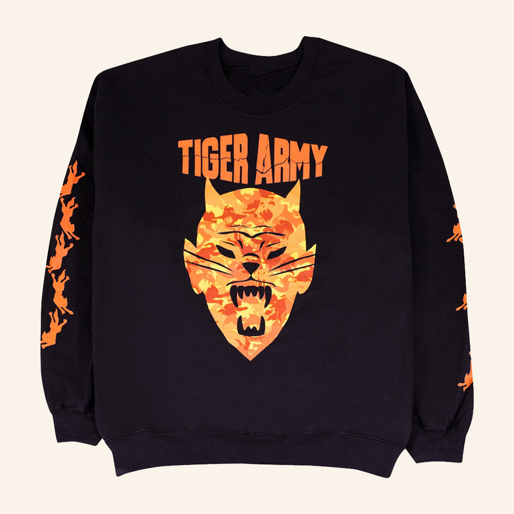 Merch Connection Sweatshirt Tiger Army Devil Tiger Crewneck Xmas Presents For Him - Lilybirchmarket