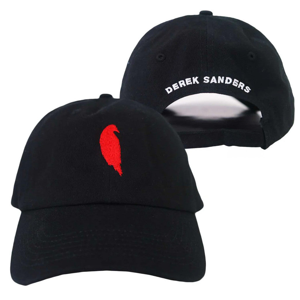 Merch Now Merch Derek Sanders Bird Logo Black Embroidered Hat Good Gifts For Boyfriend - Lilybirchmarket