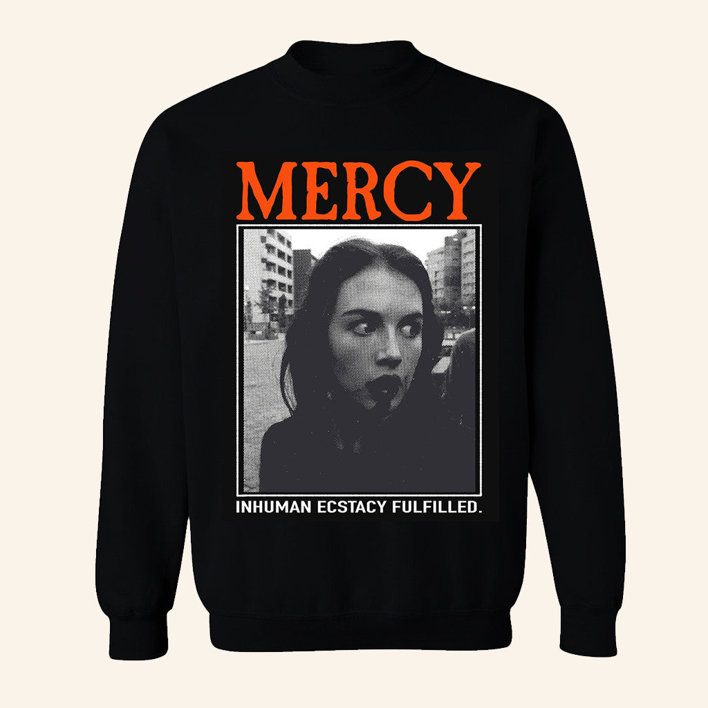 Mercy Tattoo Merch Possession Inhuman Ecstacy Fulfilled Sweatshirt Gifts For Friends - Lilybirchmarket