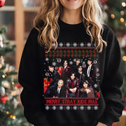 Merry Stray KidsMas Sweatshirt Stray Kids Hop Tshirt Stray Kids Domiate World Tour - Lilybirchmarket