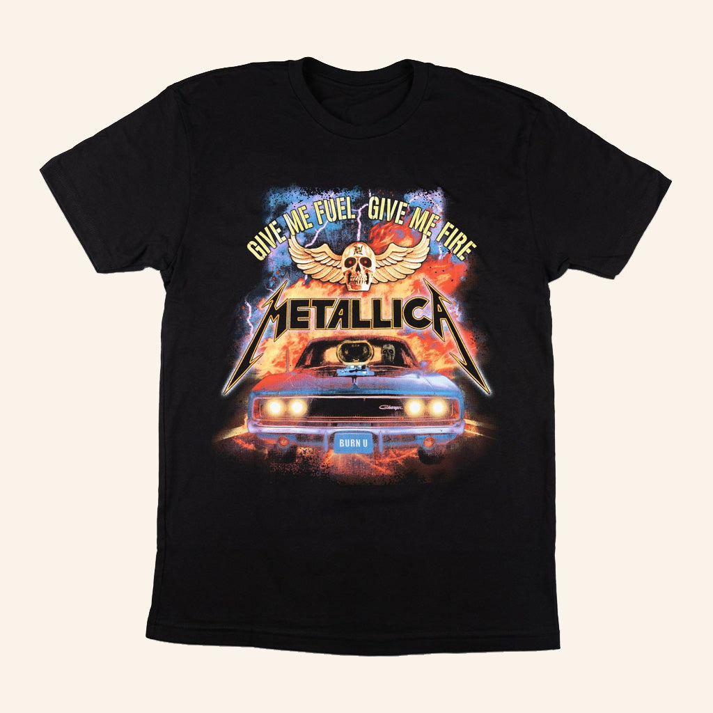 Metallica Merch Give Me Fuel Give Me Fire T-Shirt Gifts For Music Fans - Lily Birch Market