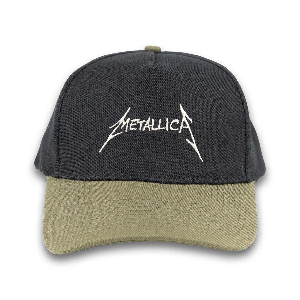 Metallica Merch Logo Embroidered Snapback Hat Unique Gifts For Music Lovers - Lilybirchmarket