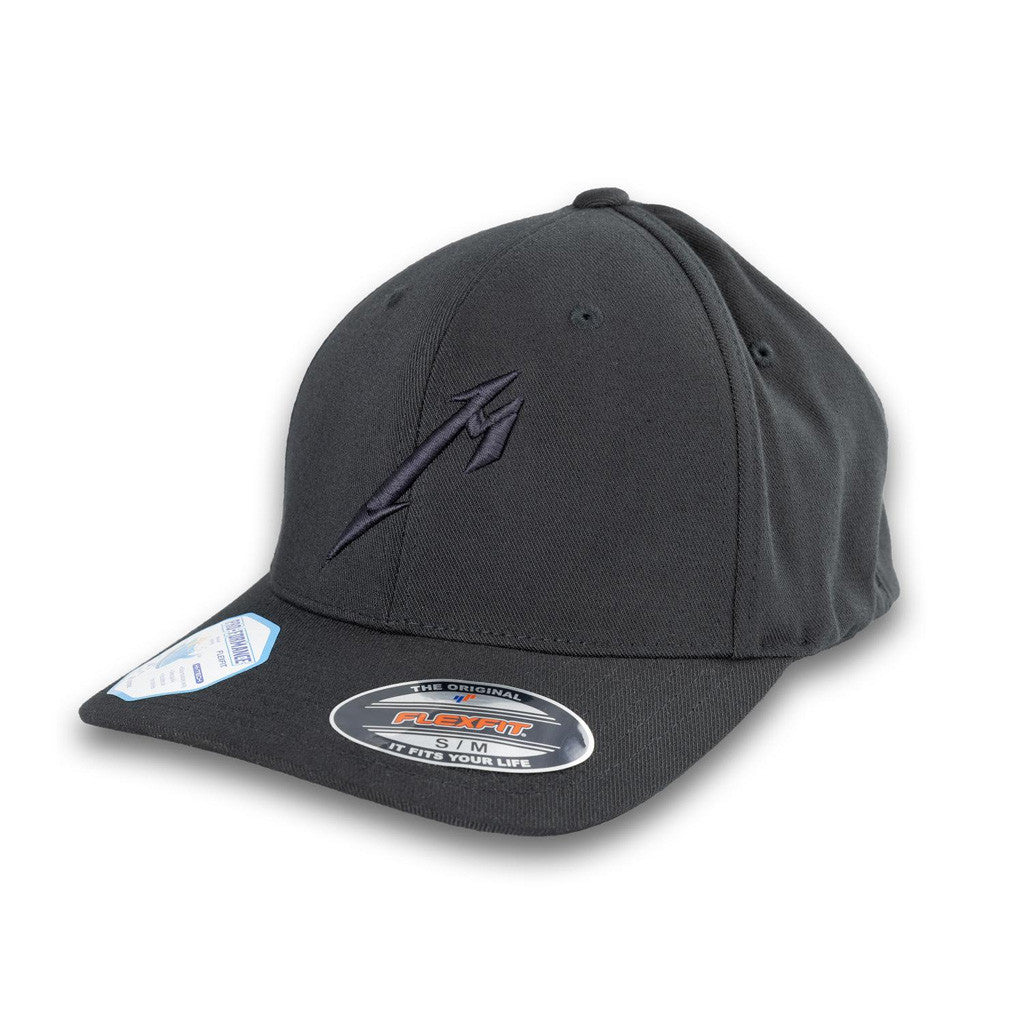 Metallica Merch M Tonal Logo Embroidered Snapback Hat Presents For Music Lovers - Lilybirchmarket