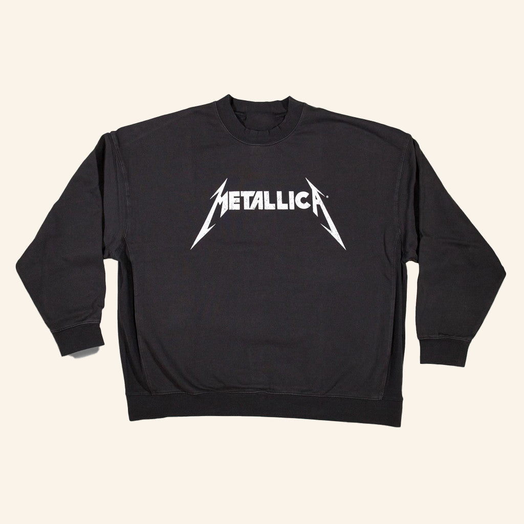 Metallica Merch Metallica Logo Sweatshirt Gift Ideas For Music Lovers - Lilybirchmarket