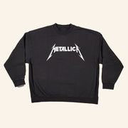 Metallica Merch Metallica Logo Sweatshirt Gift Ideas For Music Lovers - Lilybirchmarket