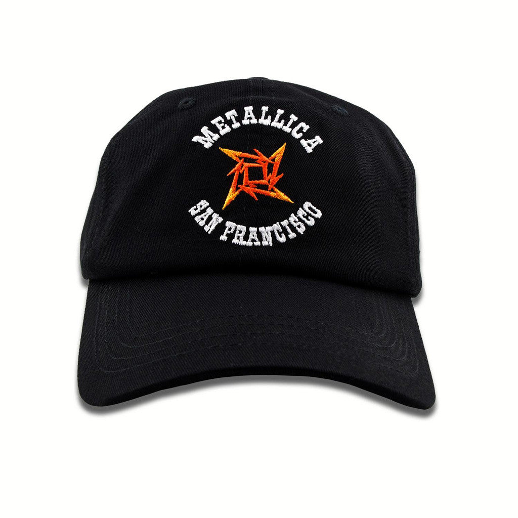 Metallica Merch San Francisco Made In LA Embroidered Hat Music Gift Ideas For Guys - Lilybirchmarket