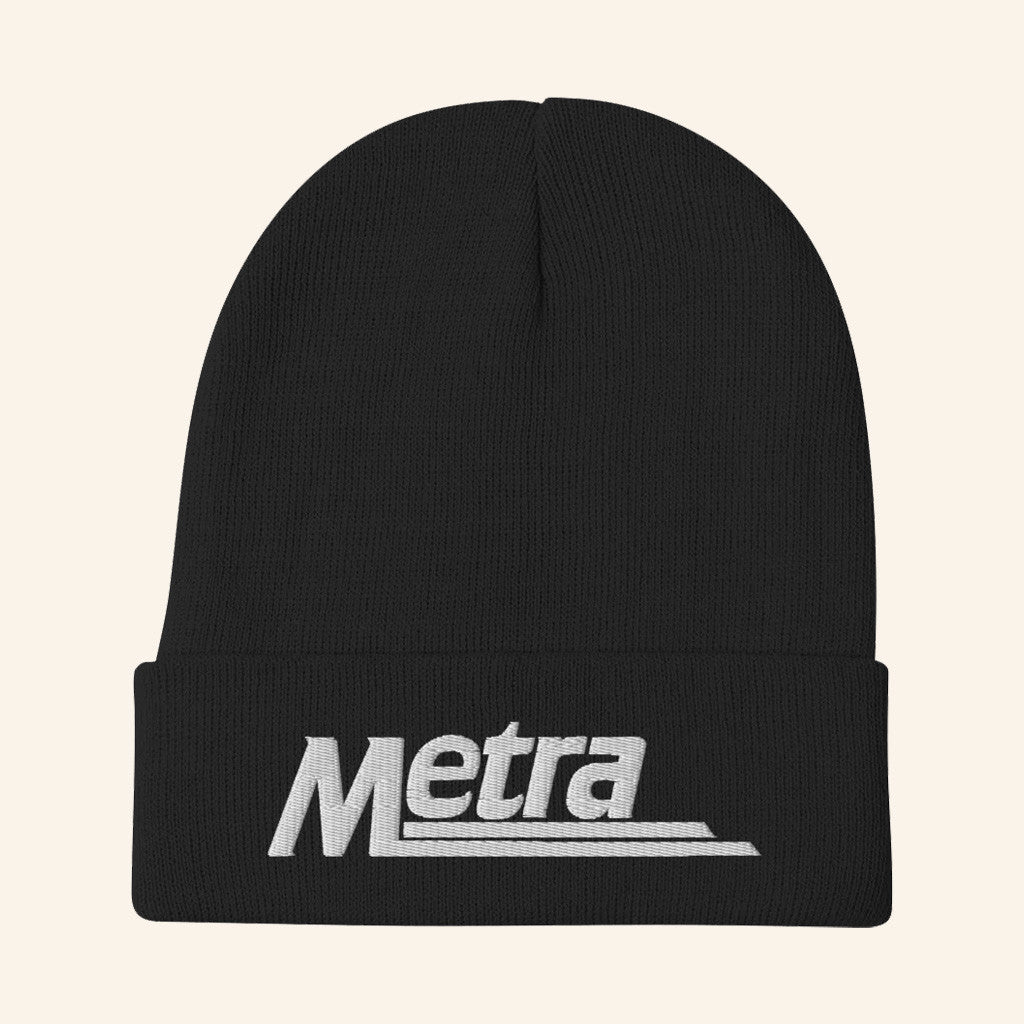 Metra Merch Metra Logo Beanie Birthday Presents For Boyfriend - Lilybirchmarket