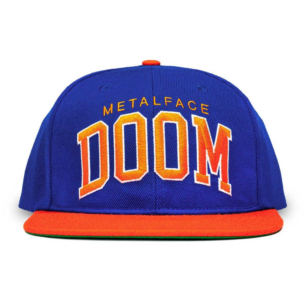 MF Doom Merch DOOMSDAY 2025 Retro Script Snapback Hat Embroidered Gifts For Brother - Lilybirchmarket