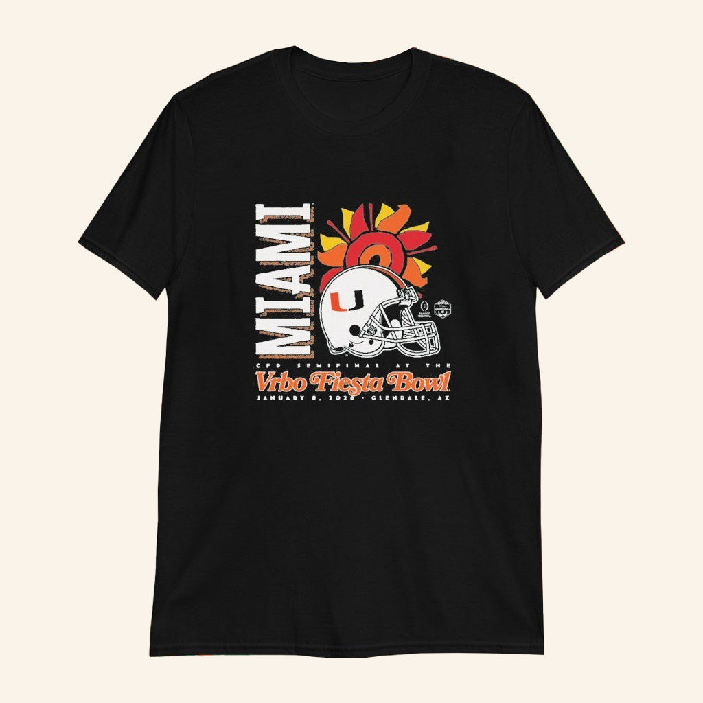 Miami Hurricanes CFP Semifinal At The 2026 Vrbo Fiesta Bowl T-Shirt Gifts For Football Fan - Lily Birch Market