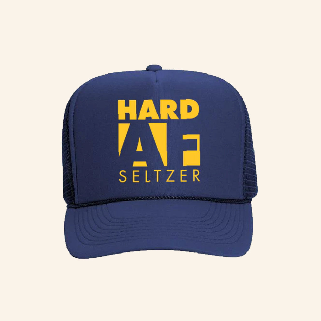 Michigan Hard AF Trucker Hat Hard AF Seltzer Cap Birthday Gift For Husband - Lilybirchmarket
