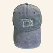 Microwave Merch Microwave Sketch Embroidered Hat Gift Ideas For Husband - Lilybirchmarket