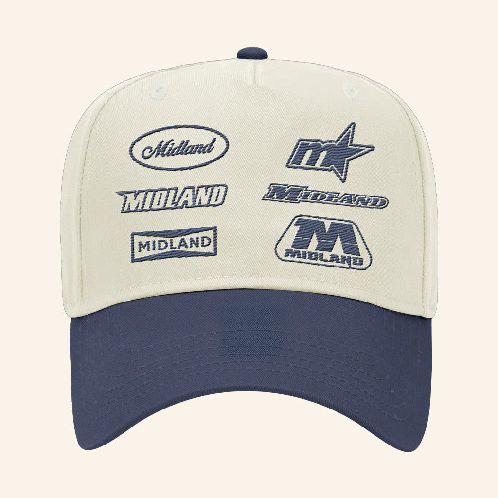 Midland Merch Midland Racing Logo Hat Embroidered Xmas Presents For Him - Lilybirchmarket