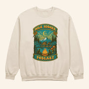 Mile Higher Merch Campfire Crewneck Sweatshirt Present For Girlfriend - Lilybirchmarket