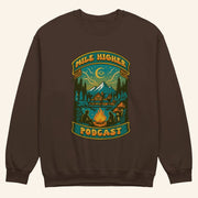 Mile Higher Merch Campfire Sweatshirt Mile Higher Podcast Crewneck Xmas Gifts For Him - Lilybirchmarket