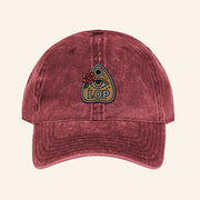 Mile Higher Merch Embroidered Acid Wash Hat Lights Out Merch Gifts For Best Friends - Lilybirchmarket