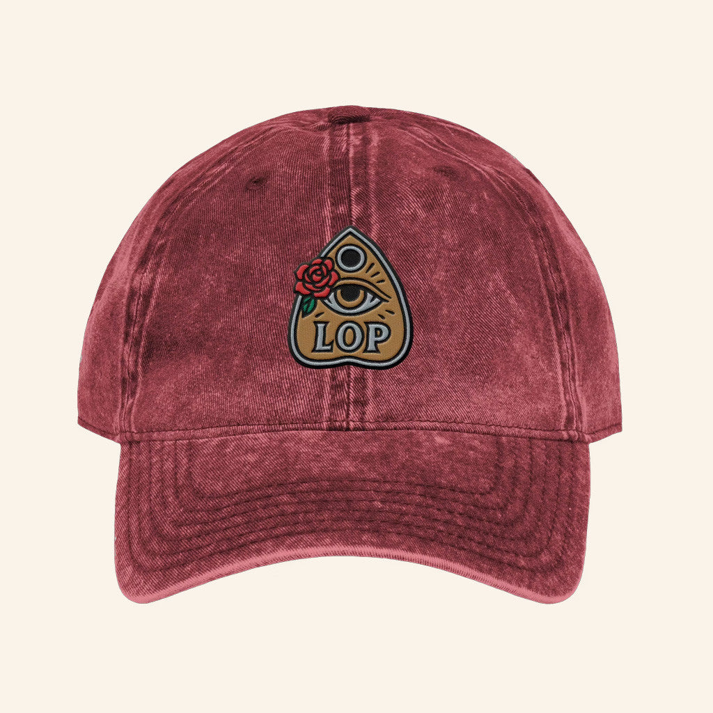 Mile Higher Merch Embroidered Acid Wash Hat Lights Out Merch Gifts For Best Friends - Lilybirchmarket