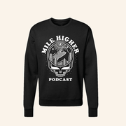 Mile Higher Merch Stealie Puff Print Crewneck Sweatshirt Gift Ideas For Husband - Lilybirchmarket