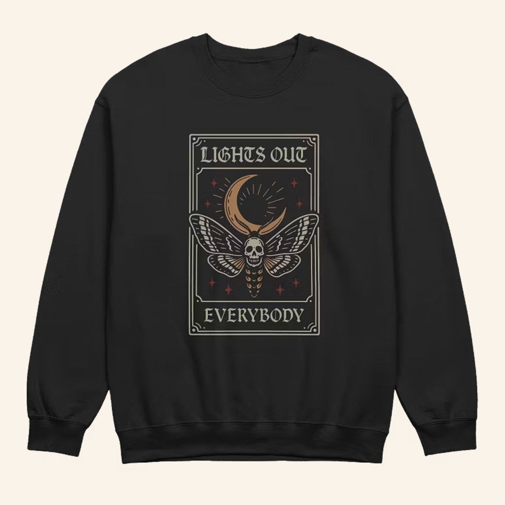 Mile Higher Merch Tarot Sweatshirt Lights Out Merch Xmas Gifts For Dad - Lilybirchmarket