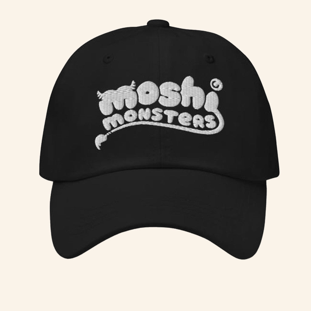 Mind Candy Merch Moshi Monsters Full Logo Embroidered Hat Gifts For Dad - Lilybirchmarket