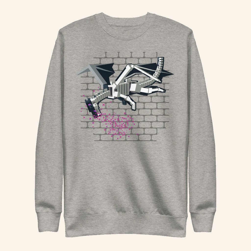 Minecraft Merch Ender Dragon Sweatshirt Game Lover Gifts Ideas For Him - Lilybirchmarket
