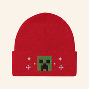 Minecraft Merch Minecraft Creeper Holiday Pom Beanie Christmas Gifts For Her - Lilybirchmarket
