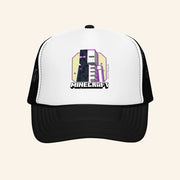 Minecraft Merch Minecraft Enderman Skeleton Trucker Hat Gifts For My Husband - Lilybirchmarket