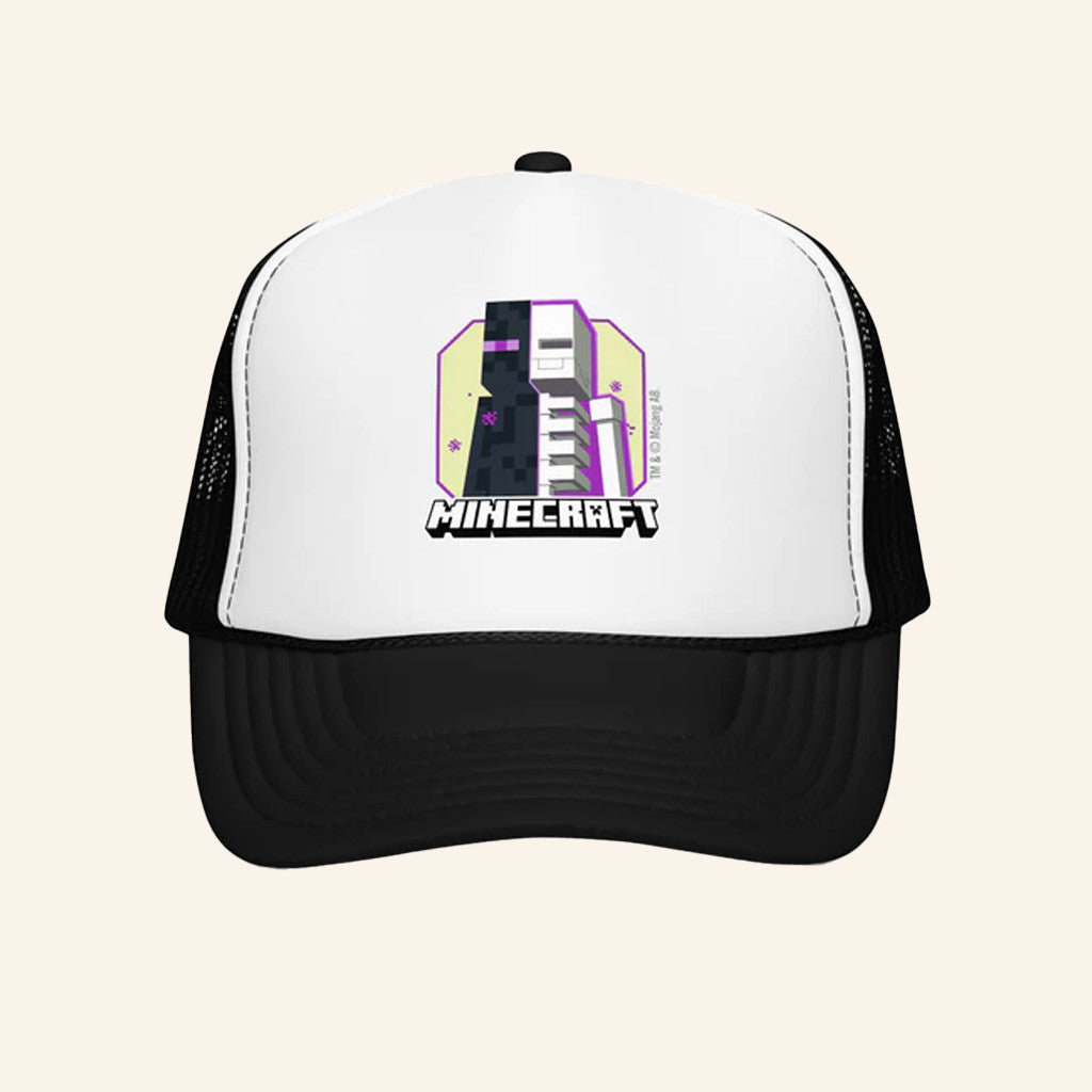 Minecraft Merch Minecraft Enderman Skeleton Trucker Hat Gifts For My Husband - Lilybirchmarket