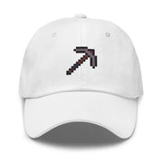 Minecraft Merch Minecraft Netherite Pickaxe Embroidered Hat Birthday Present For Husband - Lilybirchmarket