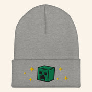Minecraft Merch Minecraft Seasons Greetings Cuffed Beanie Best Gifts For Boyfriend - Lilybirchmarket
