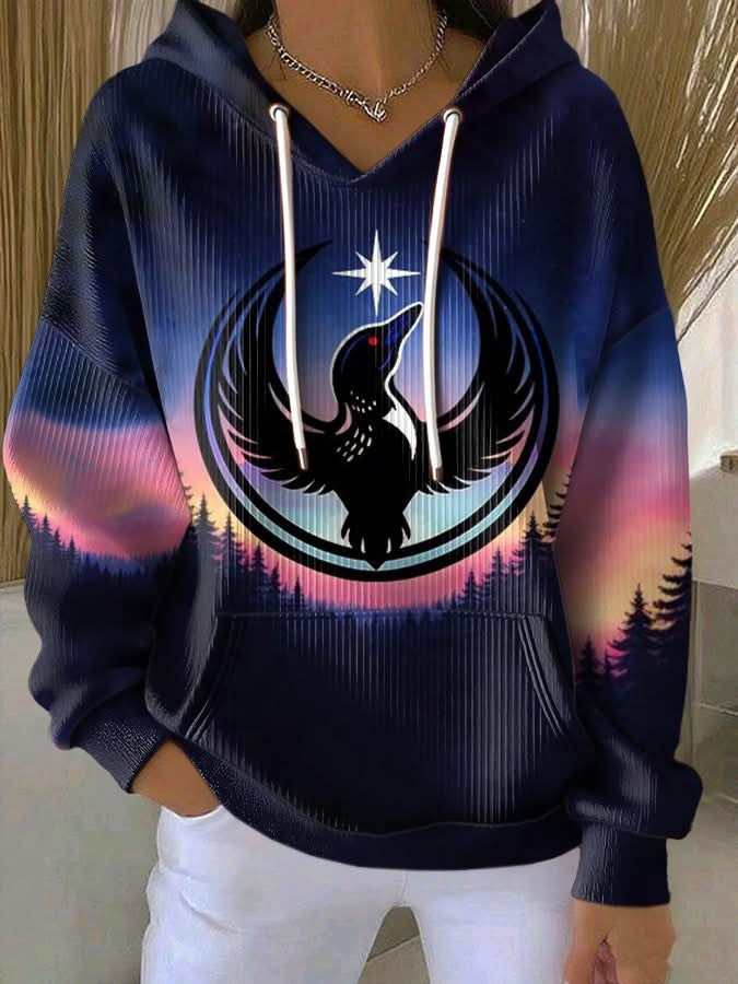 Minnesota Rebel Loon Hoodie Stand With Minnesota Hooded Sweatshirt MN Loon Bird Protest Apparel - Lilybirchmarket