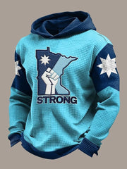 Minnesota Strong Hoodie I Stand With Minneapolis Hooded Sweatshirt For Men Anti ICE Merch - Lilybirchmarket