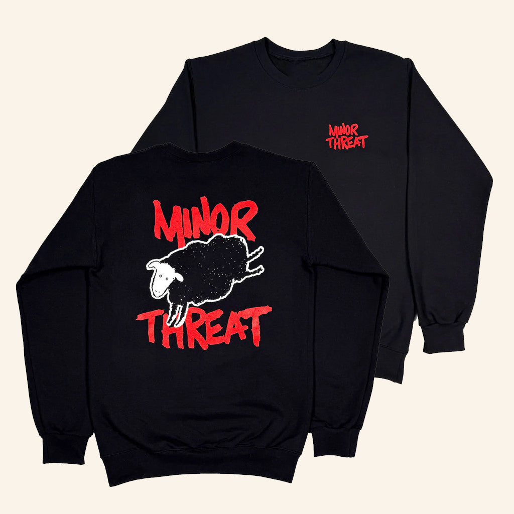 Minor Threat Merch Minor Threat Black Sheep Crewneck Sweatshirt Gifts For Band Fans - Lilybirchmarket
