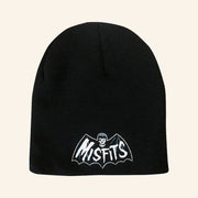 Misfits Merch Bat Fiend Beanie Embroidered Gift Ideas For Rock Fans - Lilybirchmarket