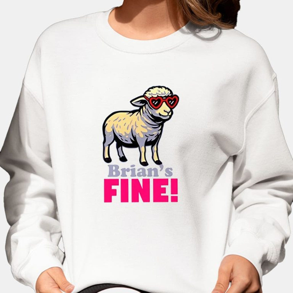 Mitchell Coombs Brian's Fine Sweatshirt Cute Gifts For Girlfriend - Lilybirchmarket