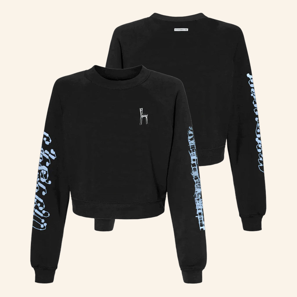 Mitski Merch My Love Mine All Mine Cropped Sweatshirt Best Gifts For Her - Lilybirchmarket