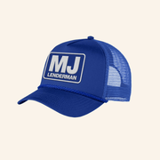 MJ Lenderman Merch Embroidered Logo Blue Hat Gifts For Dad - Lilybirchmarket