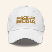 Mockler Media Merch Logo Embroidered Hat USA Flag Cap Christmas Gift Ideas For Men - Lilybirchmarket