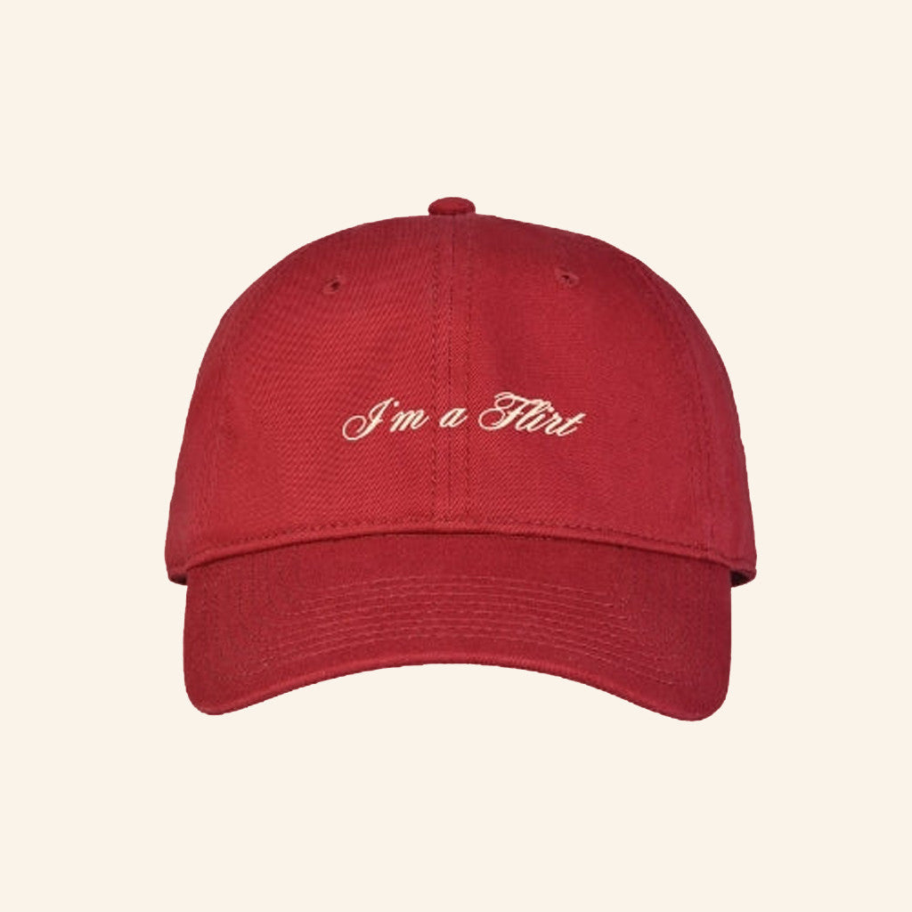 Molly Grace Merch Embroidered I'm A Flirt Hat Gift Ideas For Music Lovers - Lilybirchmarket