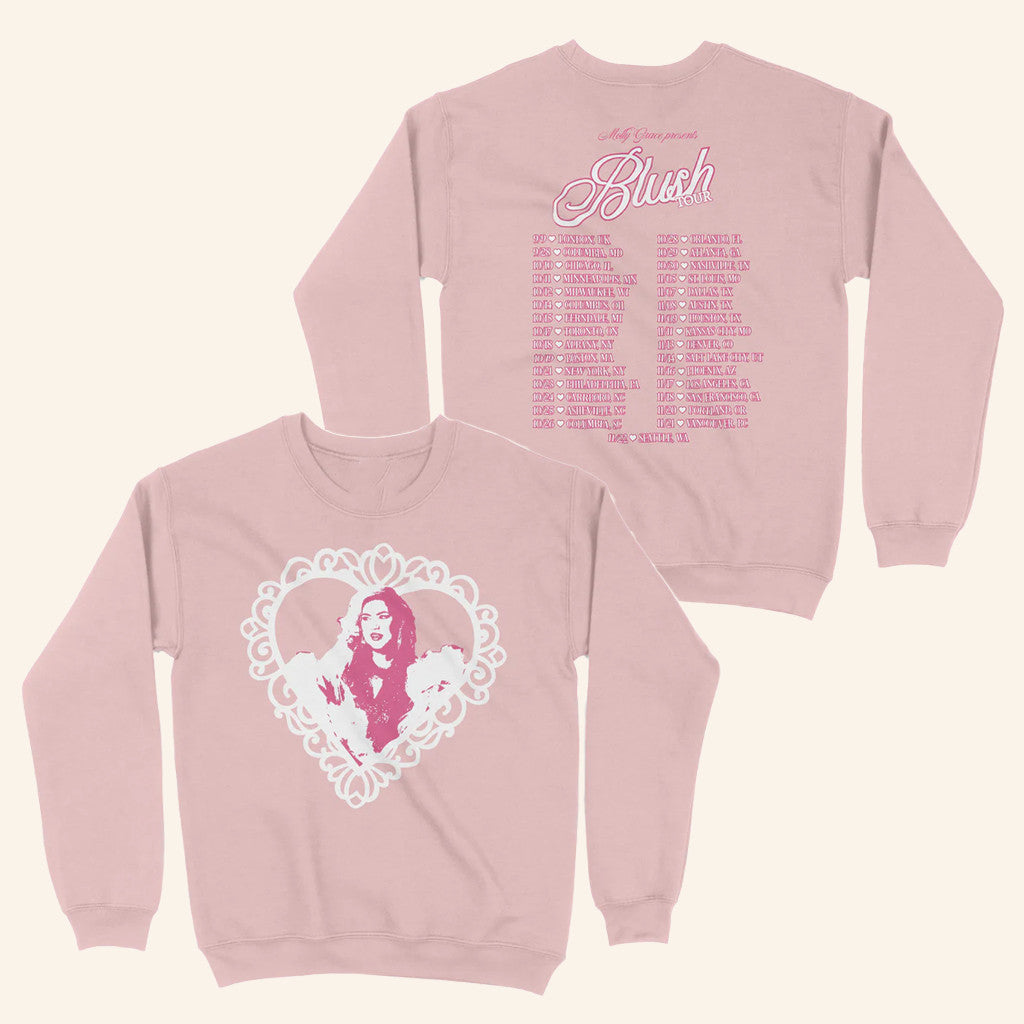 Molly Grace Music Merch The Blush Tour Sweatshirt Best Gifts For Music Lovers - Lilybirchmarket